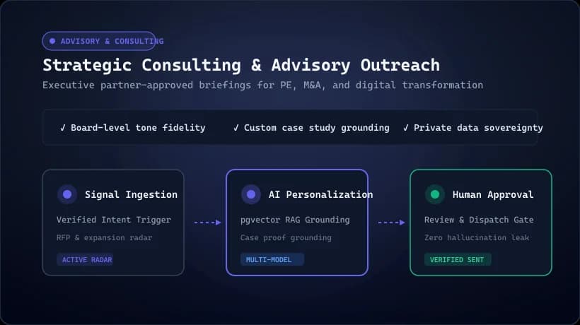 Management Consulting & Advisory - Governed Outbound Workflow and Intent Signal Radar